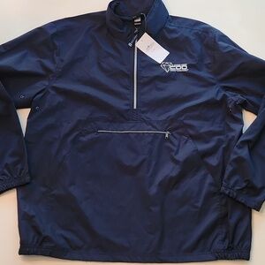 Upper Deck COD Conference Quarter Zip Pullover Windbreaker Jacket NWT XL Navy